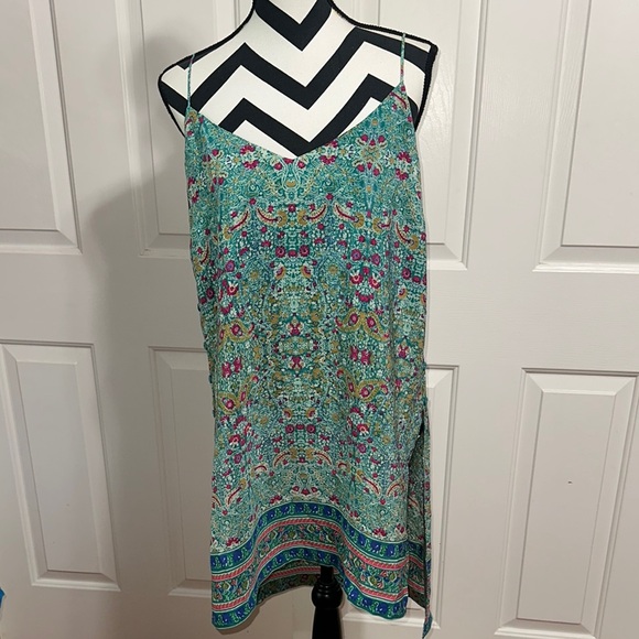 Maeve Anthropologie Paisley Patterned Silk Tunic - Picture 1 of 5